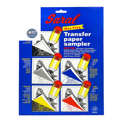 Saral Paper Corp Wax Free Transfer Tracking Sampler 8x10'' 5, Multicolor