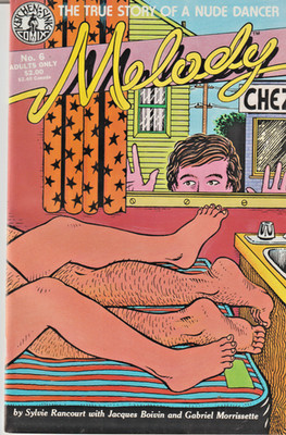 MELODY #6  (18+)  UNDERGROUND   KITCHEN SINK  1990  NICE!!!