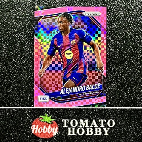 ALEJANDRO BALDE /75 PINK POWER REFRACTOR PANINI PRIZM FIFA 2025-26 BARCELONA