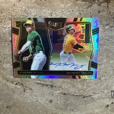 2025 Select Baseball MAX MUNCY Rookie Silver Diamond Action Auto #DASMM Oakland