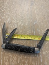 1934โ1953 Pal Cutlery Co. Made In Usa Black Jigged Handles, Scout Knife Style.