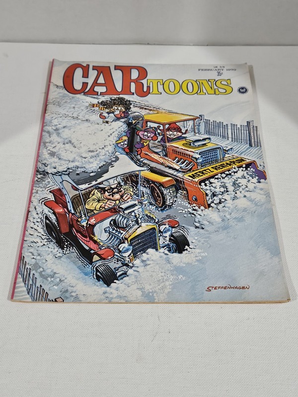 CARTOONS Magazine ~ February 1970 ~ Steffenhagen Cover~Petersen Publishing
