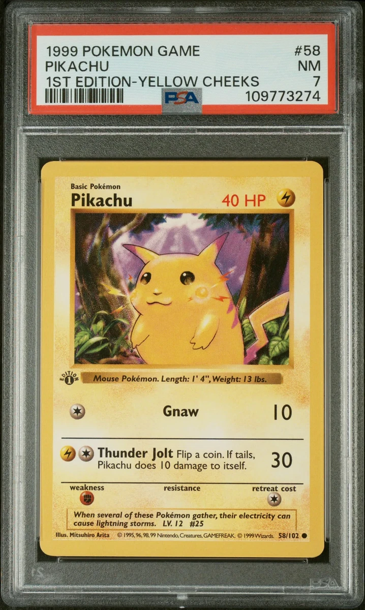 Pikachu Pokémon TCG Professional Sports Authenticator (PSA) Grade