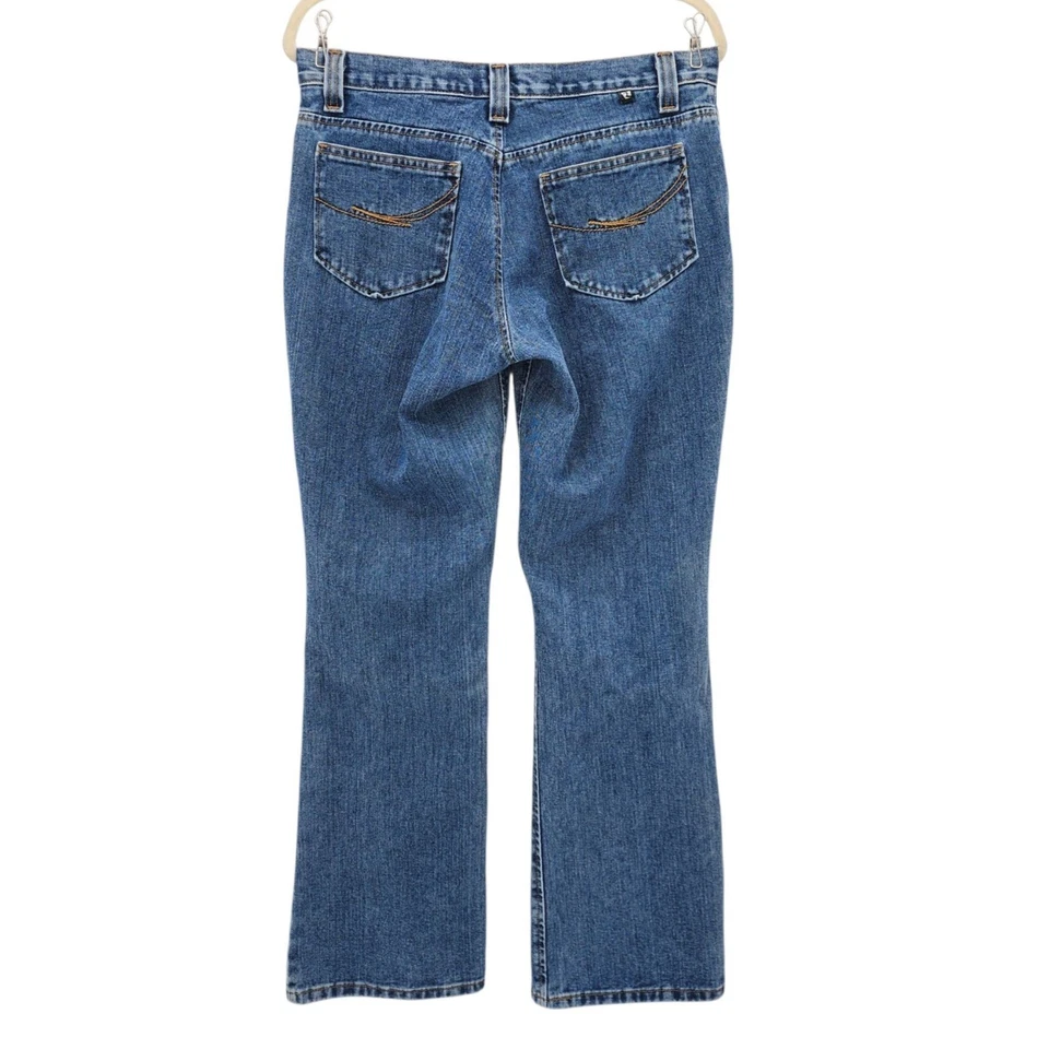 Vintage Rockies Womens 10 Jeans Relaxed Low Rise Bootcut Distressed Western Y2K - Image 3 of 4