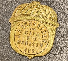 J. P. Schneider Cafe Token VERY RARE - Covington Ky Token