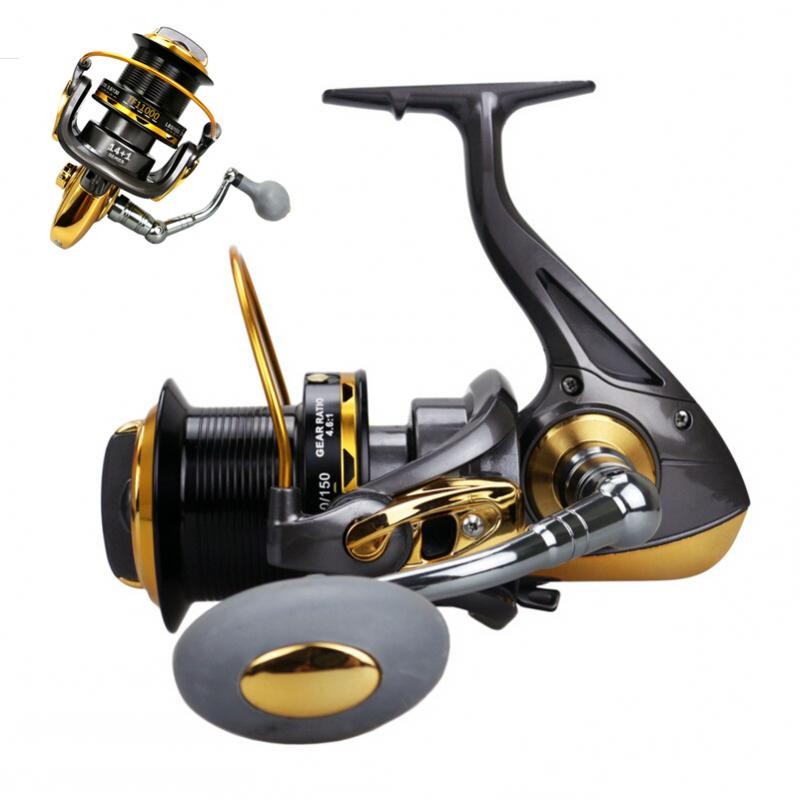 11000 Series Surf Fishing Reel14+1BB 55LBs Drag Powerful Fis