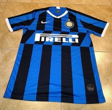 Nike Inter Milan Men Jersey Small Blue Nike Logo Home 2019 Kit