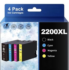 4 Pack PGI-2200 XL PGI2200XL Ink Cartridge for Canon MAXIFY MB5020 MB5320 iB4020