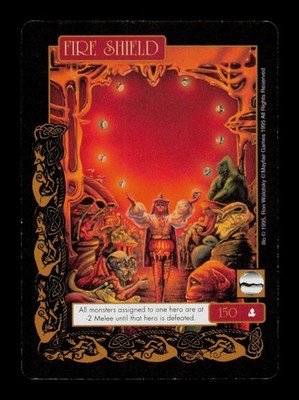 Fire Shield Fantasy Adventures 1995 Trading Card TC CC