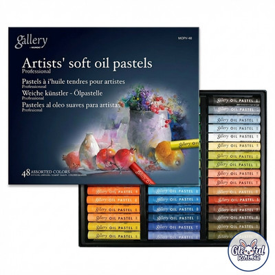 Mungyo Gallery Artists' Soft Oil Pastels 48 Colors Set MOP-48 Drawing Art Korea