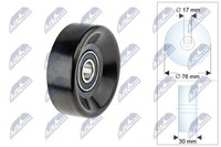Umlenk-/FüHrungsrolle Keilrippenriemen NTY RRK-CH-000 Metall FüR Jeep Cherokee 2