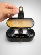 Vintage Carl Zeiss Diadem Opera Glasses w/ Leather Case Made in Germany #821781