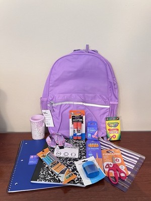 Bookbag Backpack School Essentials Back to School Starter Kit - Supplies Bundle