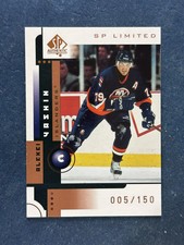 2001-02 SP Authentic Limited #52 Alexei Yashin Islanders /150