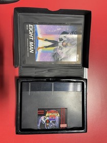 Eight Man (Neo Geo AES, 1991) 8 Man - Dog Tag USA Version - Complete CIB