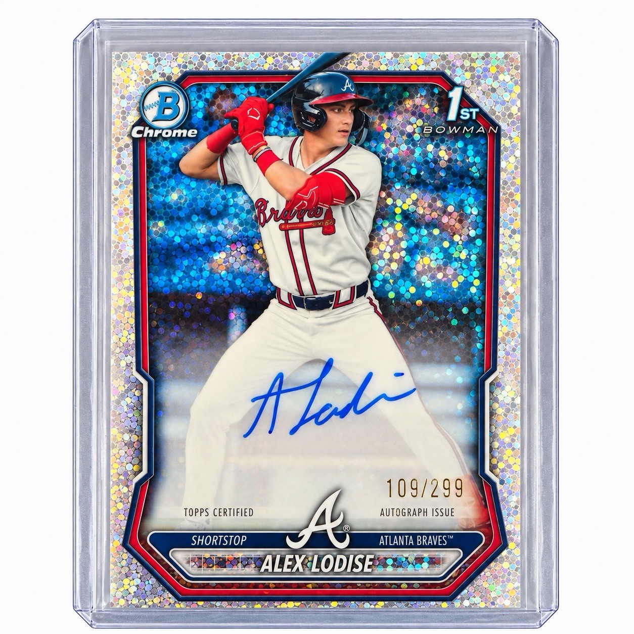 2026 Bowman Chrome Alex Lodise 1st Bowman Auto  /299 CPA-ALO