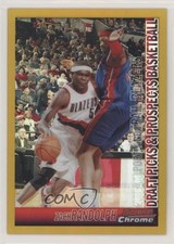 2005-06 Bowman Draft Chrome Gold Refractor 21/50 Zach Randolph #68 ht1