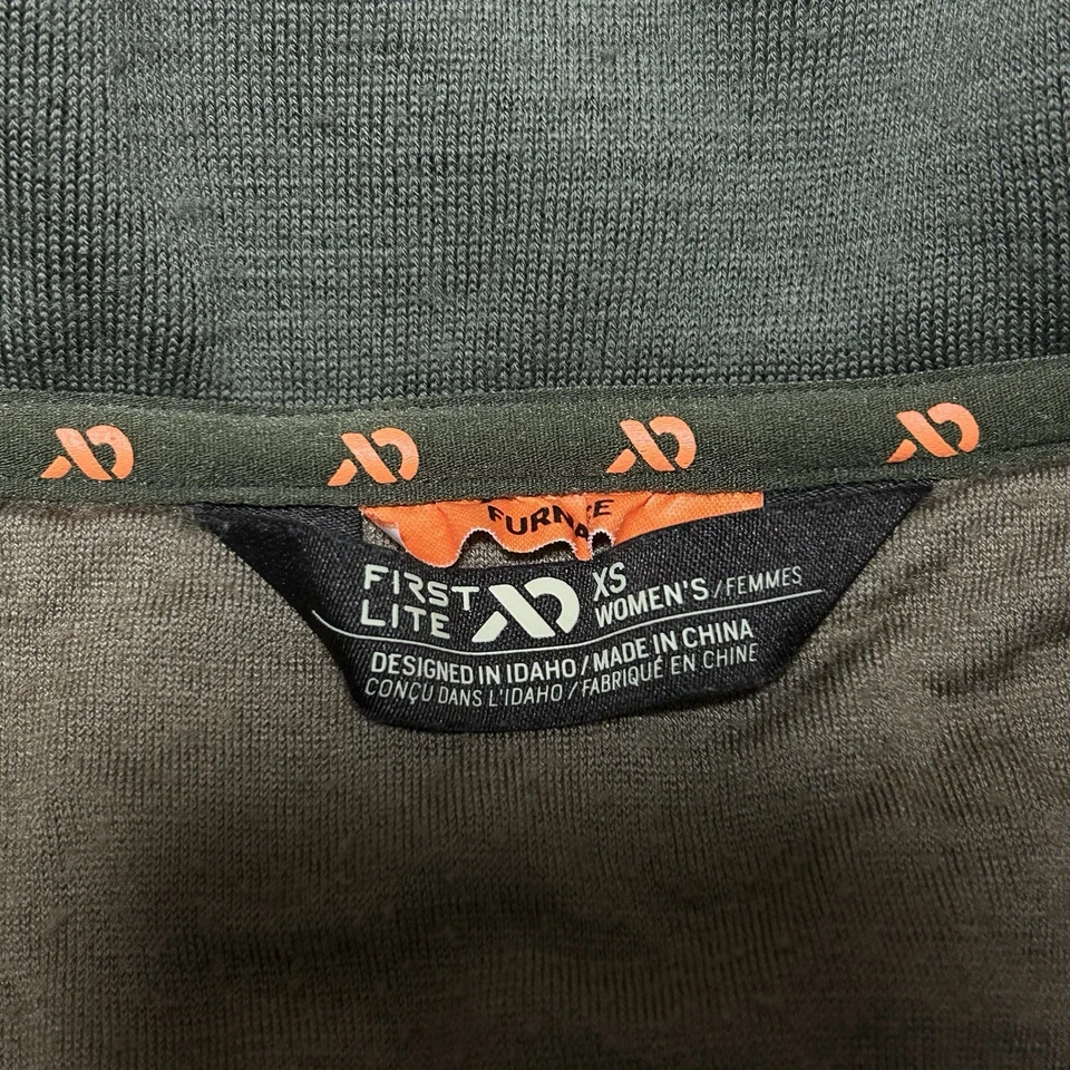 First Lite Furnace Merino 1/4 Zip Top Womens XS Base Layer Ski Winter Hunting - Image 2 of 4