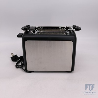 Amazon Basics 2-Scheiben Toaster mit 7 Bräunungsstufen und Herausnehmbarer Krüme