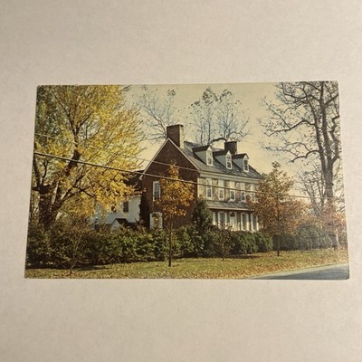 Postcard The Gibbon House Greenwich New Jersey NJ Street View