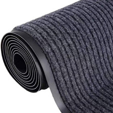 Brush Step Entrance Mat 3 X 10 Feet Dirt Stopper Carpet Double Stripe PVC Carpet