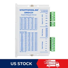 STEPPERONLINE Nema17 Nema 23 Digital Stepper Motor Driver DM542Y 1-4.2A 20-50VDC