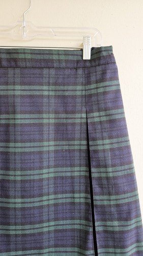 Flynn O'Hara Skirt Youth Girls Green Plaid Uniform School Made USA Size 20X 20 X - Picture 2 of 7