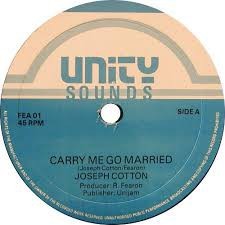 Joseph Cotton - Carry Me Go Married / Divorce (12'')