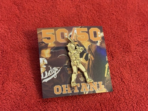 Pinzcity Shohei Ohtani Gold Scare Bear Hut Pin Los Angeles Dodgers 50/50 Club - Bild 10 von 21