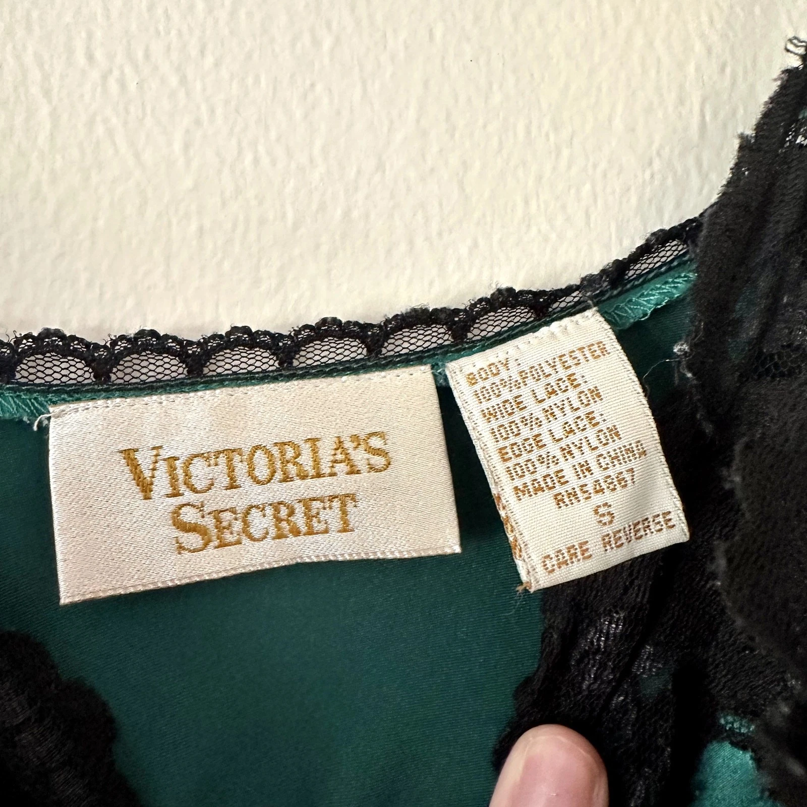 UNDERCOVER Abito slip Victoria's Secret Lingerie pizzo taglia S