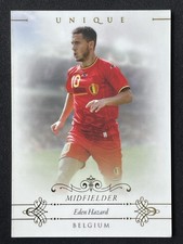 Eden Hazard 2015 Futera Unique Midfielder Belgium #040