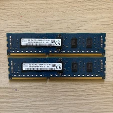 HYNIX 2pcs 4GB (2X4GB) 1RX8 PC3L-12800R DDR3-1600MHZ Memory Kit