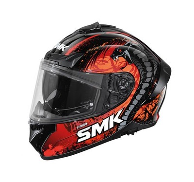 SMK Full Face Helmet for Motorcycles Typhoon Reptile (GL273)