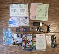 Canon Powershot S500 Digital Elph Vintage Digicam Kit