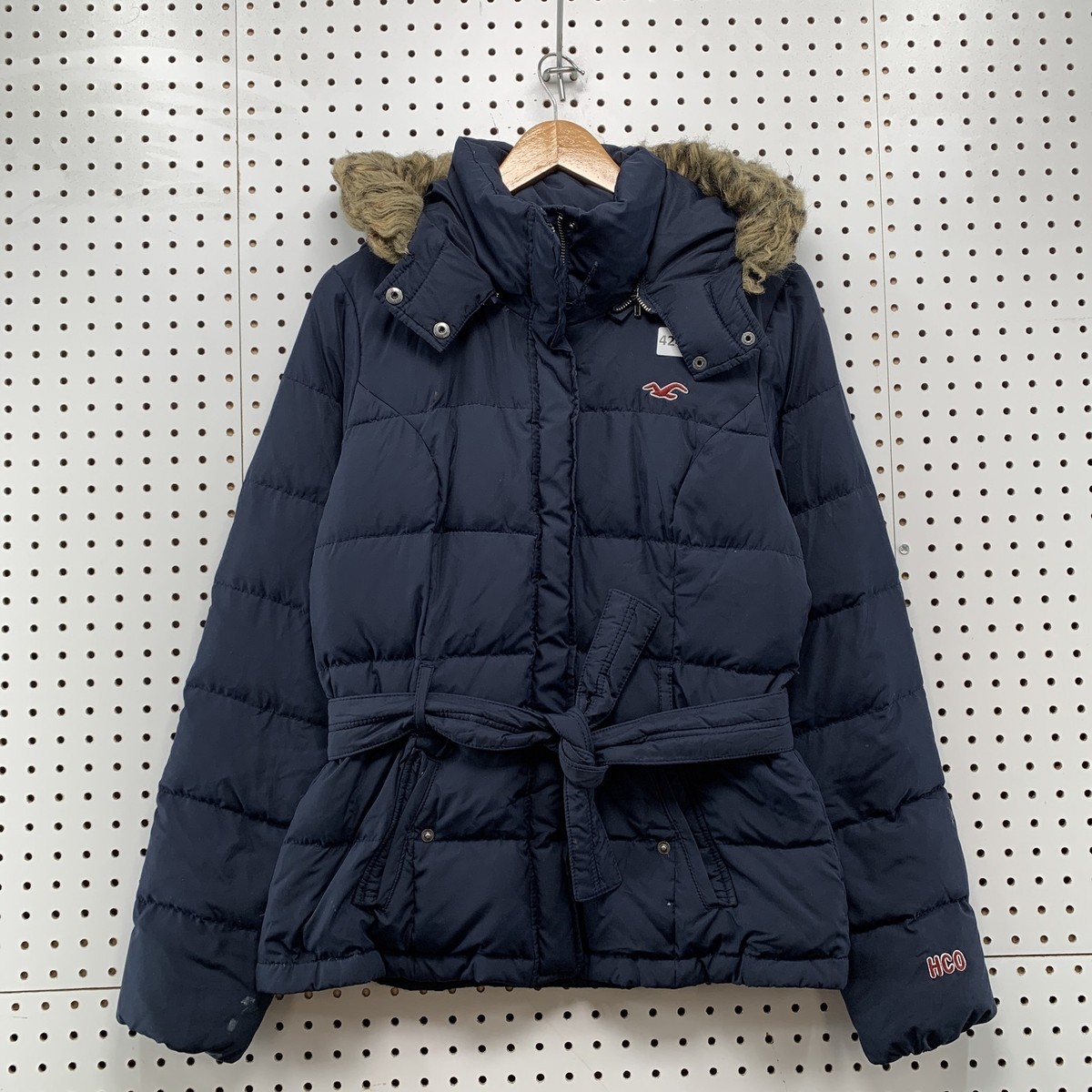 vintage Hollister FUR downjacket S 【公式通販】