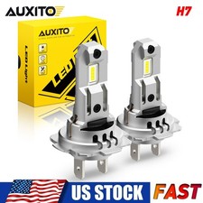 AUXITO H7 LED Headlight Kit High Low Beam Light Bulbs 6500K Super Bright CANbus