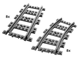 LEGO&reg; City 7896-1 Straight & Curved Rails
