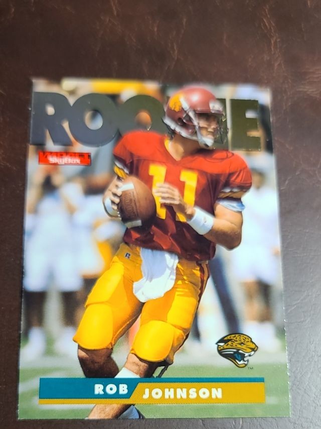 1995 SkyBox Impact Rob Johnson Jacksonville Jaguars #180 RC