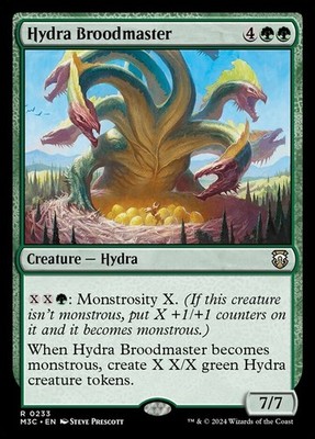 Hydra Broodmaster 0233 Non Foil Rare Modern Horizons 3 MTG Near Mint