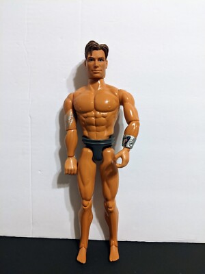 1998 Max Steel Action Figure Doll 12'' Articulated Molded Brown Hair