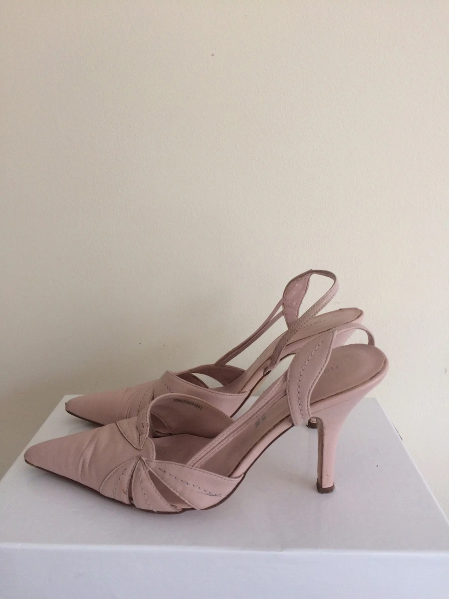 Pink kitten heel sandals deals uk