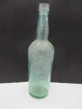 Antique Sir Robert Burnett Glass Bottle Aqua
