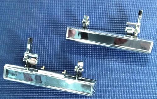 1970-1975 CHEVROLET CAMARO PONTIAC FIREBIRD OUTER CHROME DOOR HANDLE SET 2PCS - Picture 3 of 4