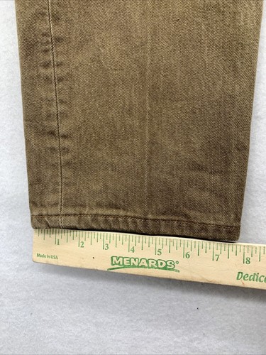 Levi 501 XX Men Denim Jeans Size 36X30 Button Fly Brown Straight - Picture 11 of 23