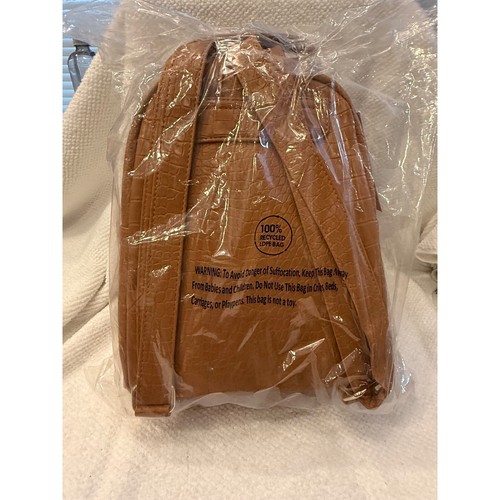 NEU!! Brauner Polyester Mini Rucksack, hergestellt von Target Corp, VERSIEGELT!!! - Bild 2 von 6