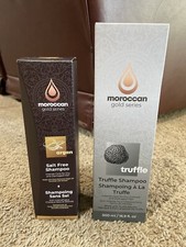 Moroccan Gold Series Argan Salt Free  Truffle Shampoo for Dry/Damaged Lot Of 2