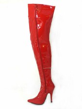 NEW WOMEN LADIES THIGH HIGH OVER THE KNEE HIGH HEEL STRETCH BOOTS SEXY LOOK