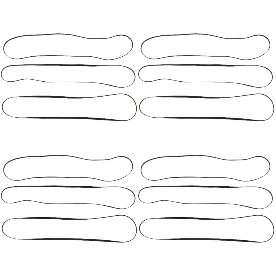 4 Count Cassette Tape Recorder Turntable Belt Replacement Vinyl Player