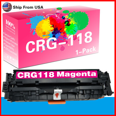 1PK CRG118 CRG-118 Magenta Toner Cartridge for LBP7660Cdn LBP7200CDN Printer