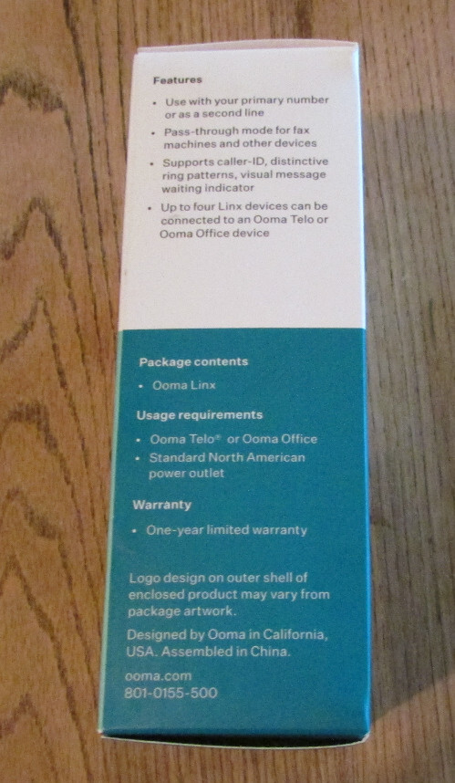 Ooma Linx Remote Phone Jack Wireless Accessory for Ooma Telo Wi-fi Friendly